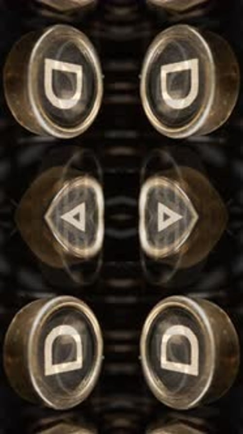 Animated Buttons with Mirror Reflections