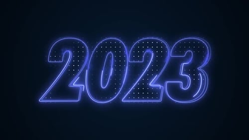 2023 Neon Glow New Year's Eve Title