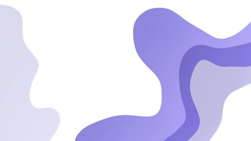 Animated Fluid Wavy Shapes Background