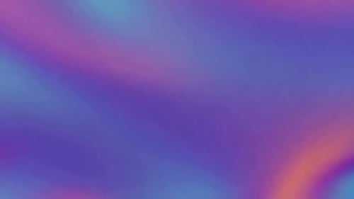 Abstract Vibrant Iridescent Fluid Gradient Motion Loop