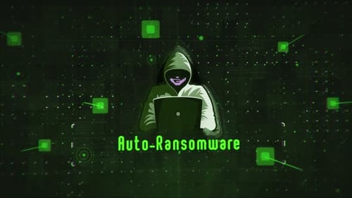 Futuristic Glitch Hacker Logo Reveal Intro