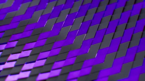 Purple Metalic Wave Loop