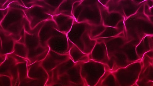 Abstract Flowing Pink Particle Lines Loop Background