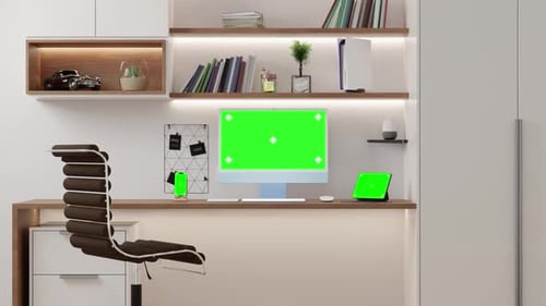 Display Mockup Green Screen Animation