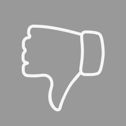 Animated Sketch Thumbs Down Dislike Icon