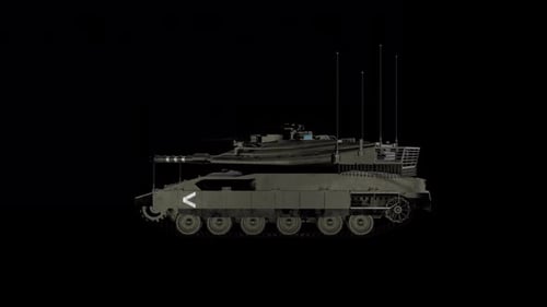 Israel Tank Merkava Alpha Loop