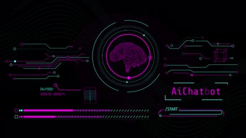 Animation of Infographics About Human and Artificial Intelligence