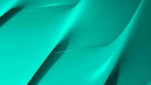 Abstrakter Hintergrund mit fließenden grünen Falten