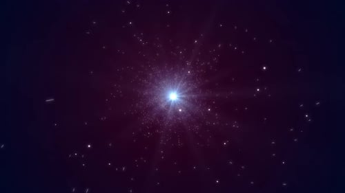 Abstract Particle Burst Light Transition Reveal