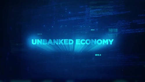 Futuristic Digital Text Reveal with Glitch Effect