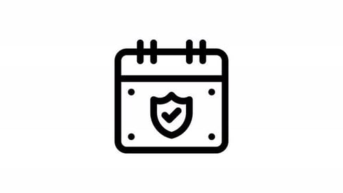 calendar line icon animation