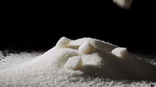 Cascading Sugar Cubes on Granulated Pile