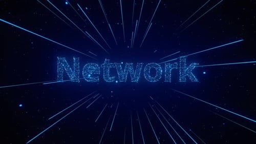 Netzwerk-Partikelanimation