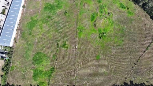 Drone of Development Land for Commercial and Residential Projects