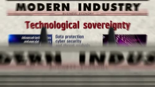 Souveraineté technologique, technologie numérique, presse à journaux