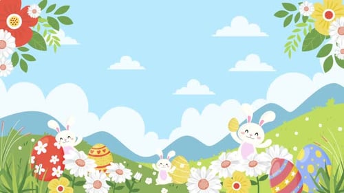 Oster-Hintergrund für Kinder