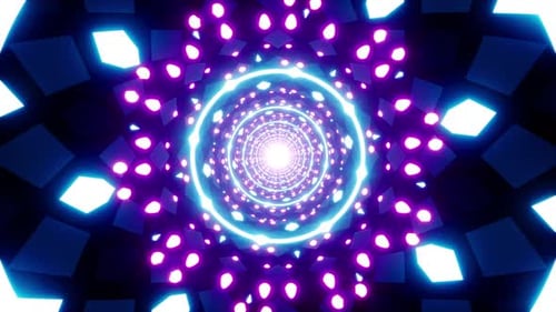 Geometric Neon Vj Loop