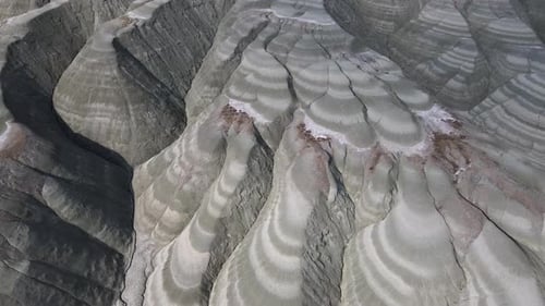 Striking Aerial View of Green Layered Hills