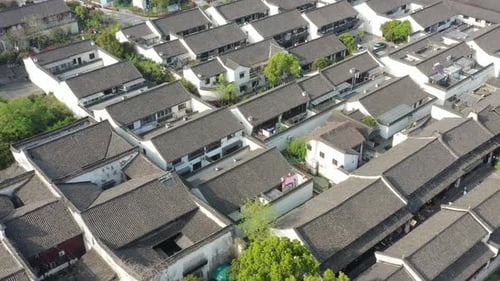ancient chinese architecture in hangzhou city