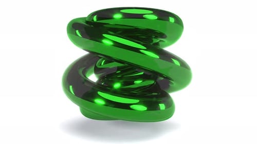 Color Glass Knot Many Different Ropes Tied and Linked Together