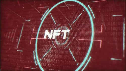 Futuristic Digital Glitch Text Reveal Intro