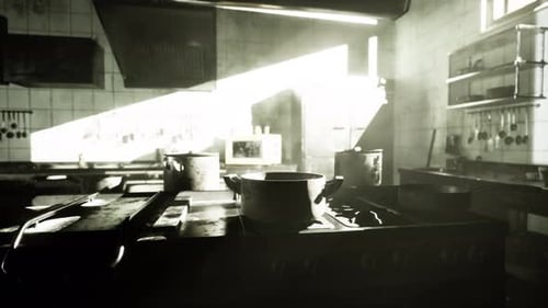 Old Kitchen of Abandoned House