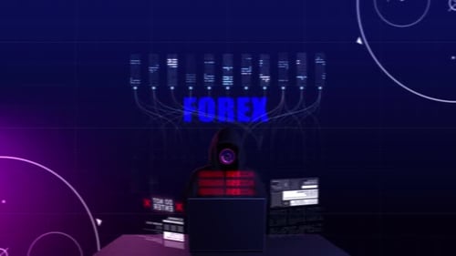 Anonymous Hacker Ready For Attack And Forex Text