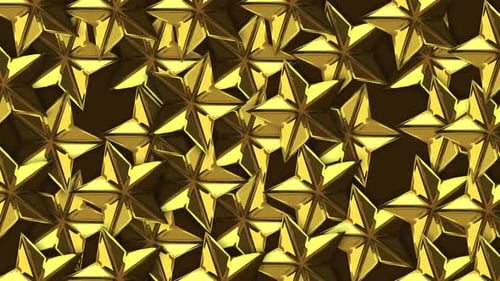 Star Gold Loop Background