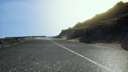Sea to Sky Highway on West Coast Pacific Ocean