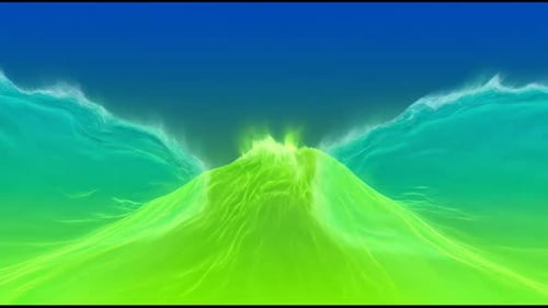 Tropical Aqua Lime Gradient