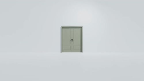 3D Loop Satisfying Door Pathway Animation