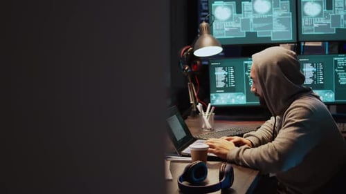 Servidor perigoso de hackear coder para destruir informações