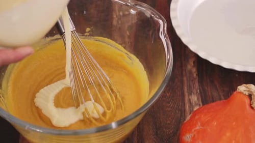 Making Pumpkin Pie