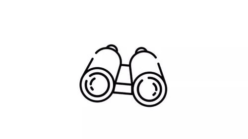 Animation des Fernglas-Symbols