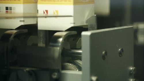 Part of a Production Line of Paper Packaging