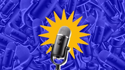 Pulsing Microphone and Starburst Animation