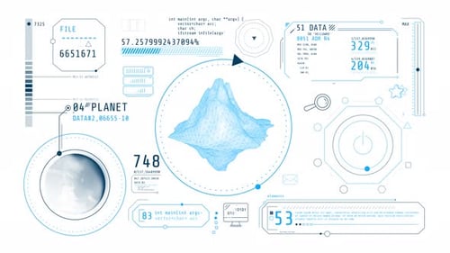 Dynamic Animation on the Theme of Planetary Geology