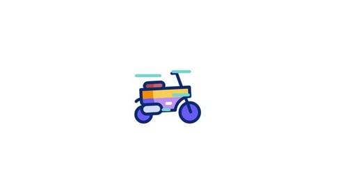 Electricbike Animated Icon