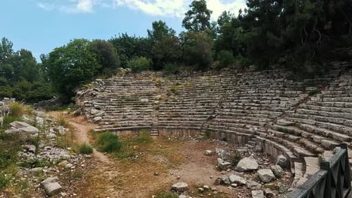 Phaselis Ancient City in Kemer of Antalya or Faselis Was a Greek and Roman City Coast Ancient Lycia