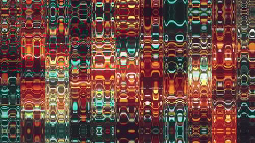 VJ Blue Red Glowing Liquid Wall