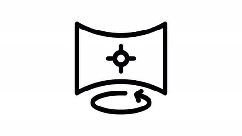 360 line icon animation