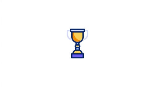 Animiertes Trophäensymbol