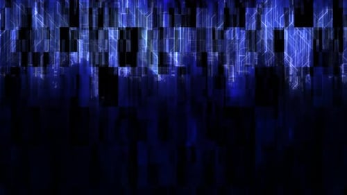 Digital Glitch Grid Lines Technology Background Loop