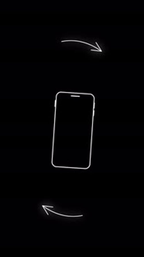 Gire su teléfono en orientación horizontal. Sin texto.