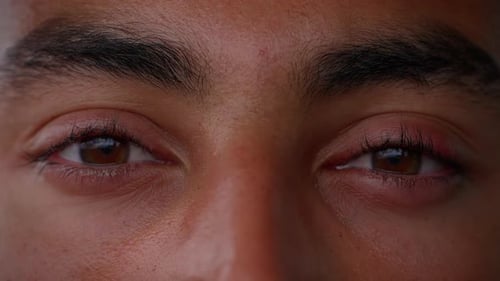 A Stunning Closeup Image That Captures the Complete Essence of Expressive Brown Eyes