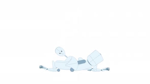 Animierter Roboterausfall 404-Fehler