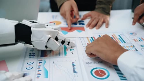 AI-powered assistant helping business professionals evaluate data, refine strate