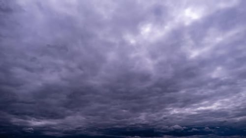Time Lapse of Fast Moving Storm Clouds