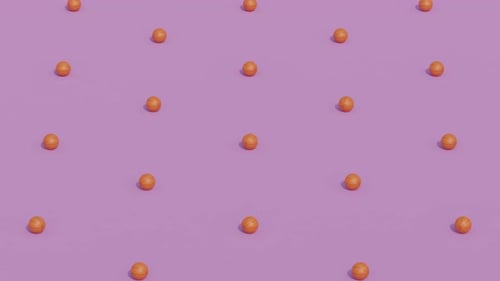 3D Rotating ball Basketball loop