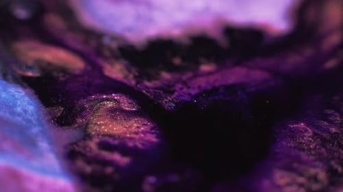 Abstract Liquid Morphing with Vibrant Colors